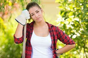 Yard work is no fun!