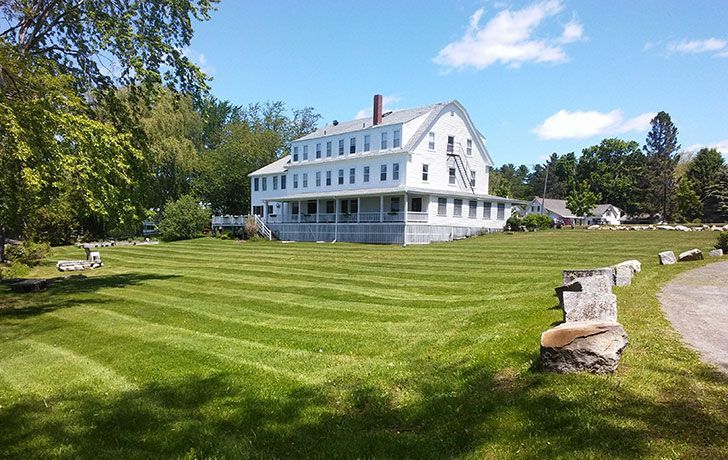 grass cutting service for Central Maine